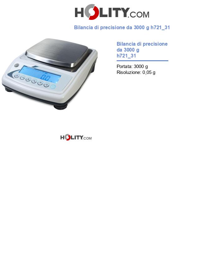 Bilancia di precisione da 3000 g h721_31