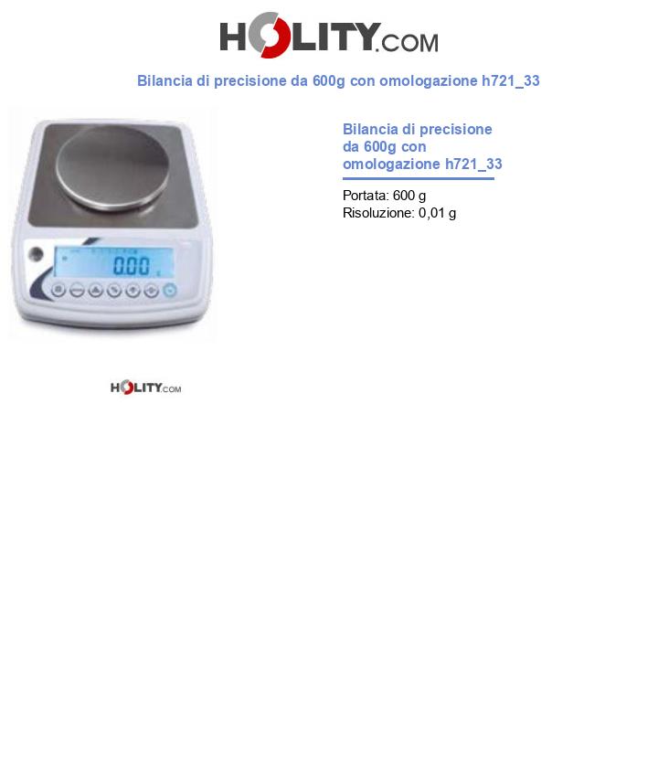 Bilancia di precisione da 600g con omologazione h721_33