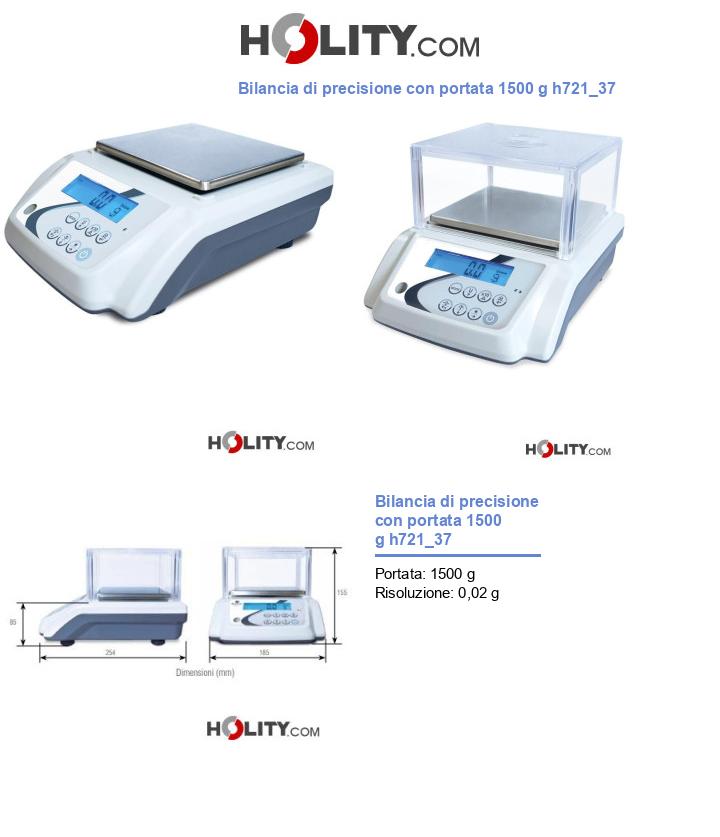 Bilancia di precisione con portata 1500 g h721_37