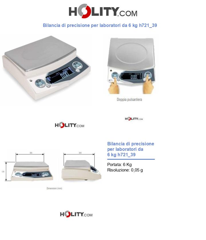 Bilancia di precisione per laboratori da 6 kg h721_39