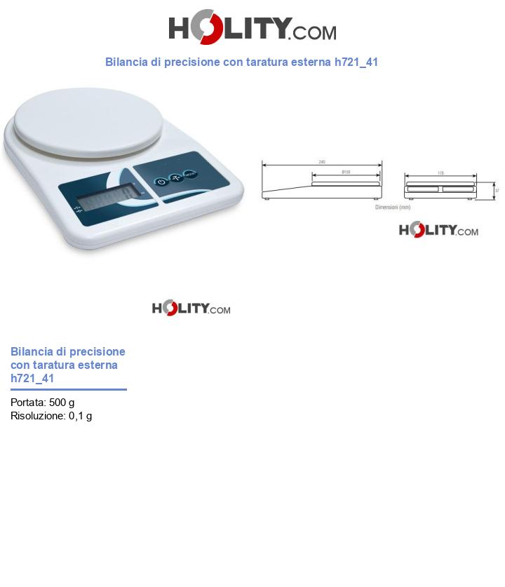 Bilancia di precisione con taratura esterna h721_41