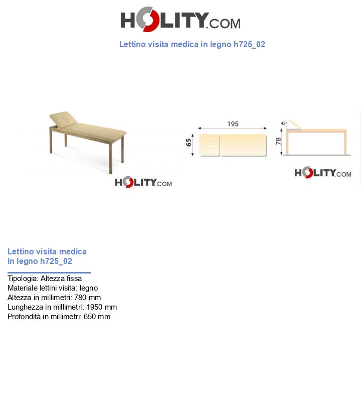 Lettino visita medica in legno h725_02