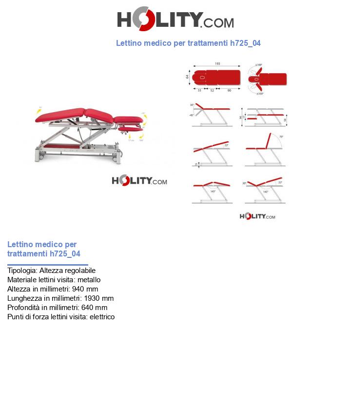 Lettino medico per trattamenti h725_04