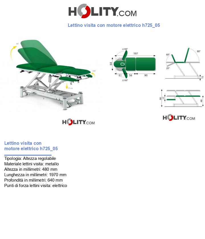 Lettino visita con motore elettrico h725_05
