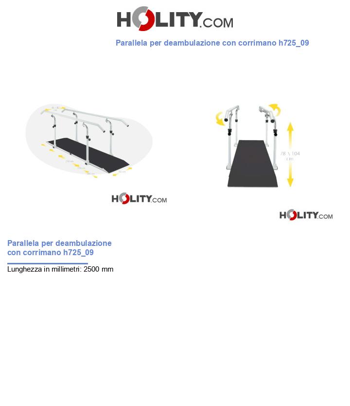 Parallela per deambulazione con corrimano h725_09