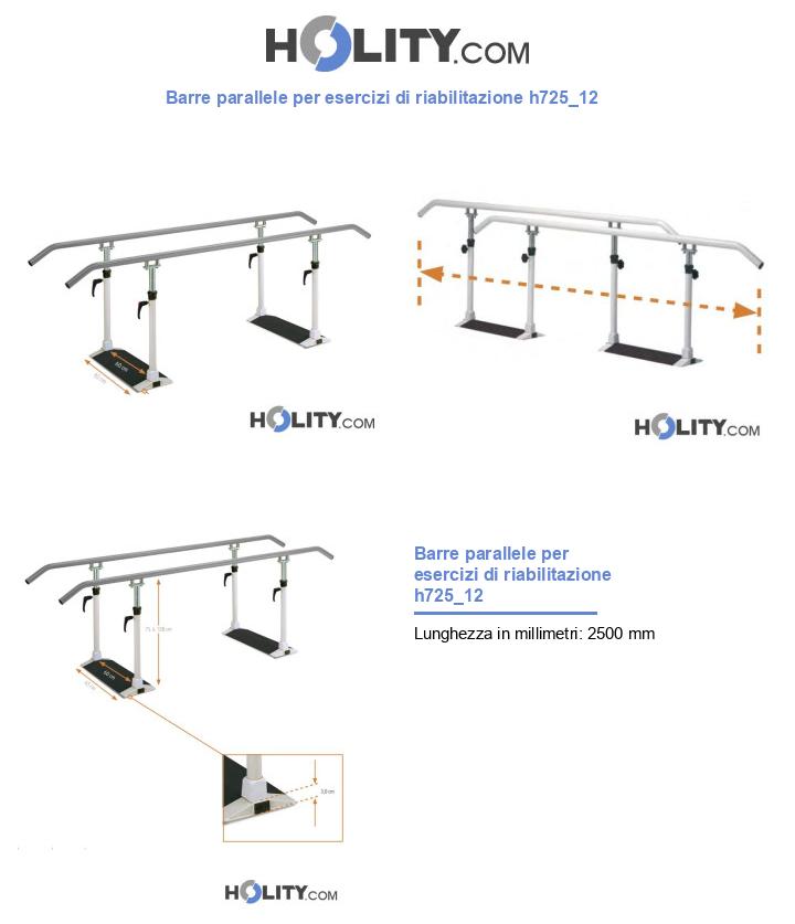 Barre parallele per esercizi di riabilitazione h725_12