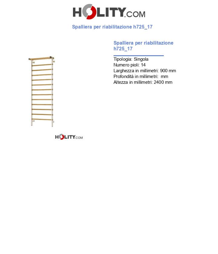 Spalliera per riabilitazione h725_17