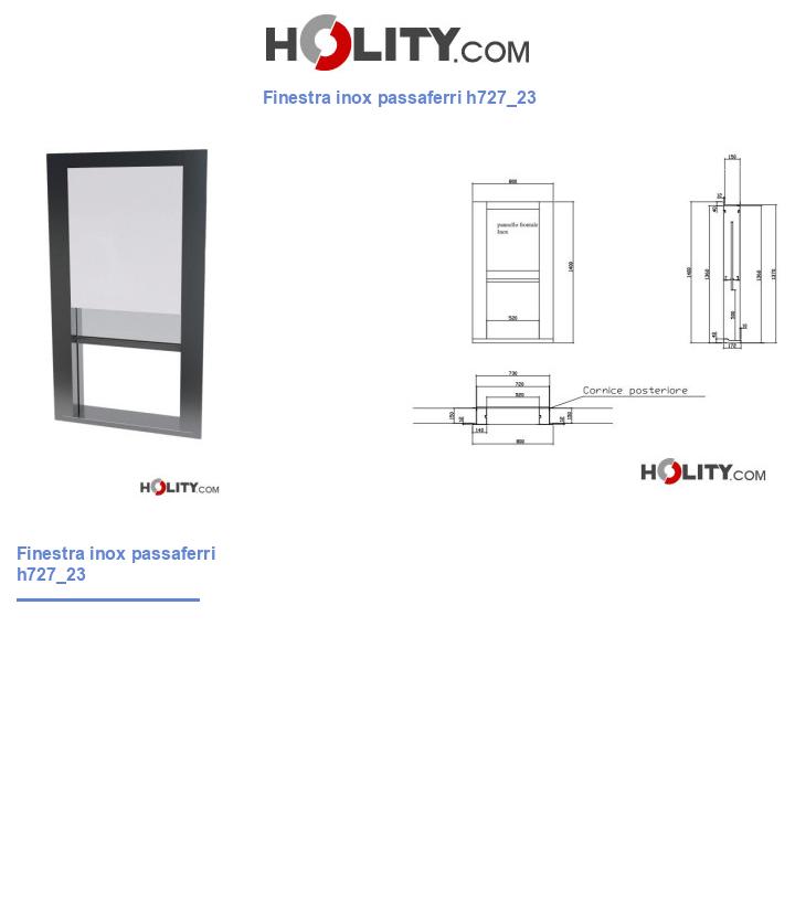 Finestra inox passaferri h727_23