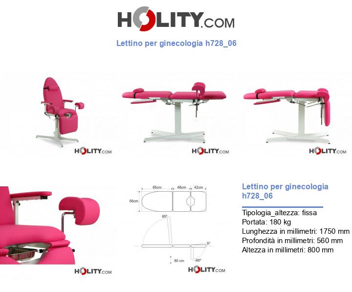 Lettino per ginecologia h728_06