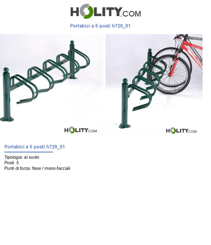 Portabici a 5 posti h729_01