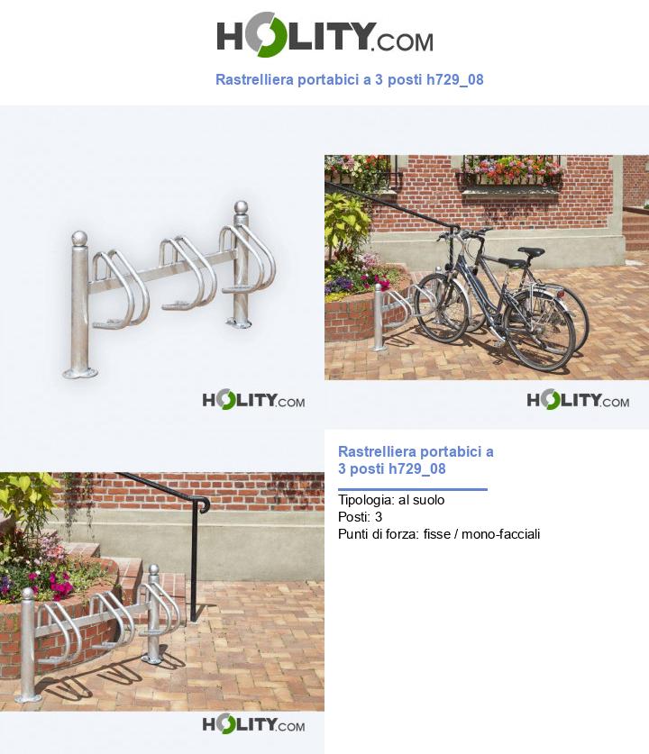 Rastrelliera portabici a 3 posti h729_08