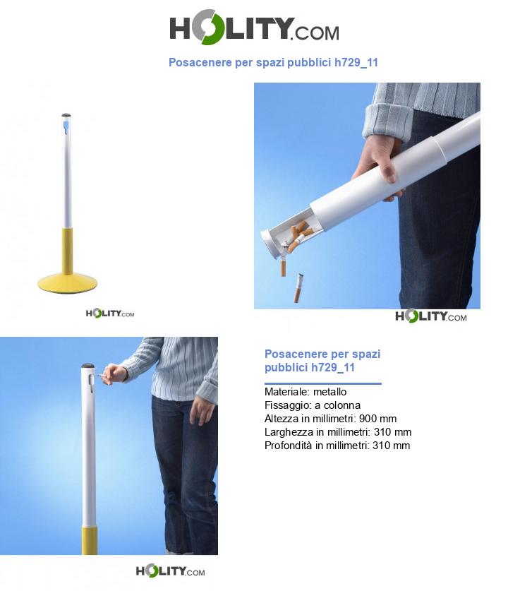 Posacenere per spazi pubblici h729_11