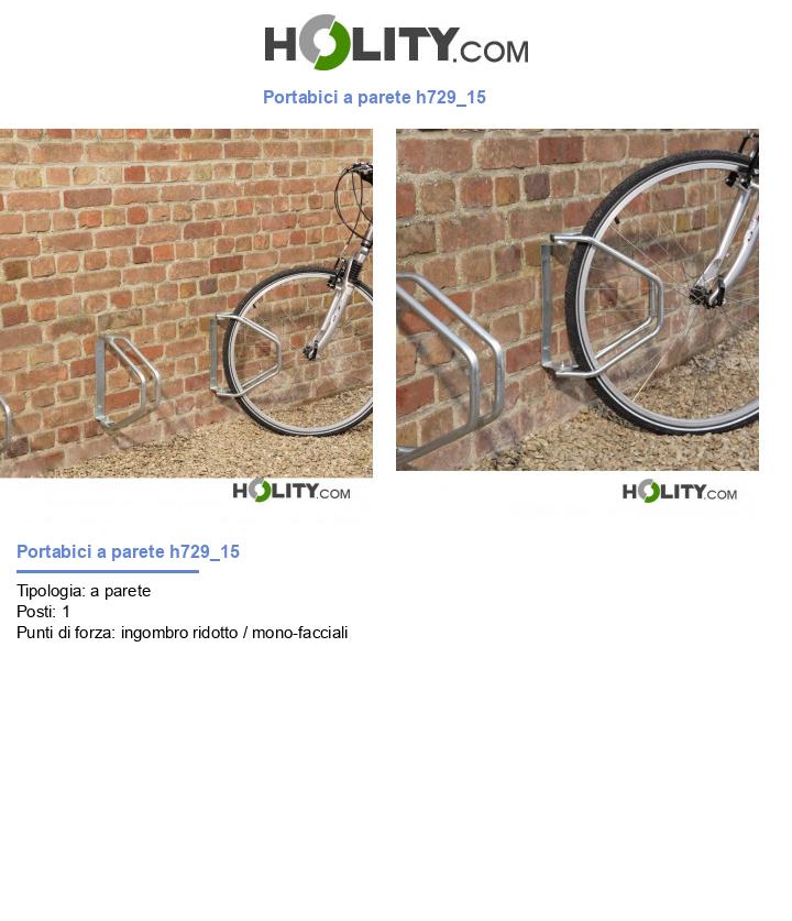 Portabici a parete h729_15