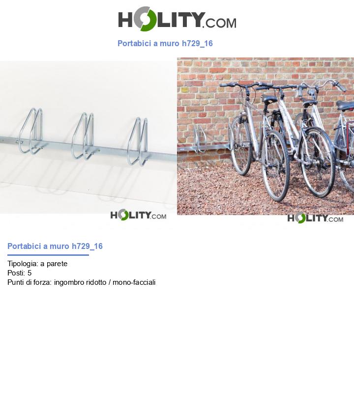 Portabici a muro h729_16
