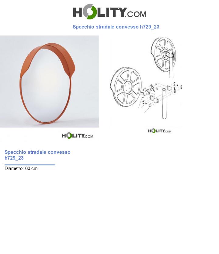 Specchio stradale convesso h729_23