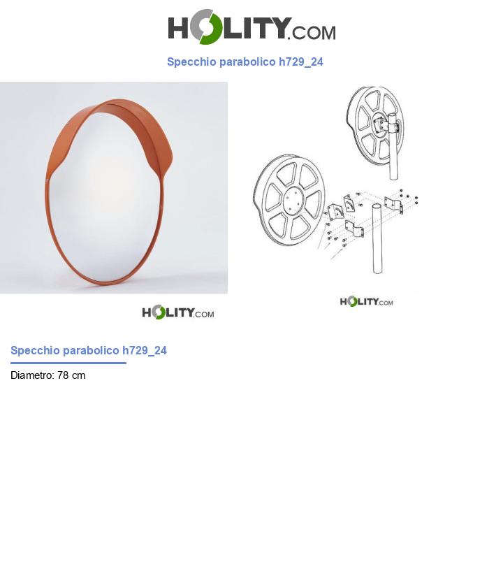 Specchio parabolico h729_24