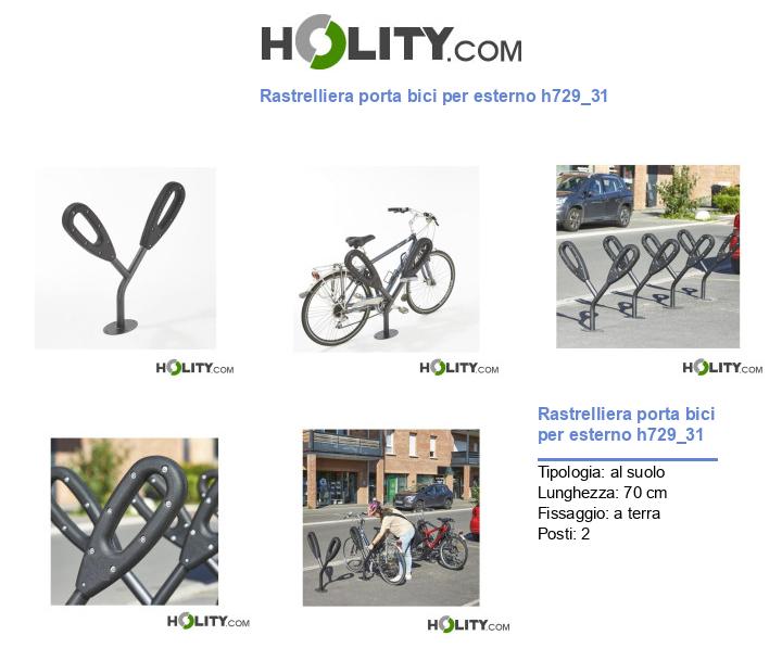 Rastrelliera porta bici per esterno h729_31