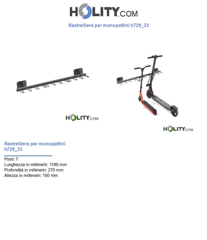 Rastrelliera per monopattini h729_33
