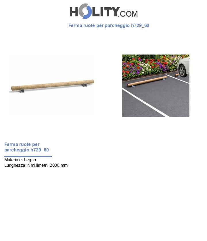 Ferma ruote per parcheggio h729_60