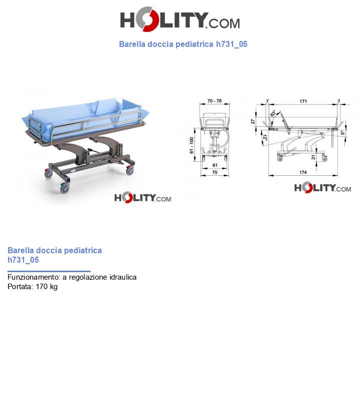 Barella doccia pediatrica h731_05