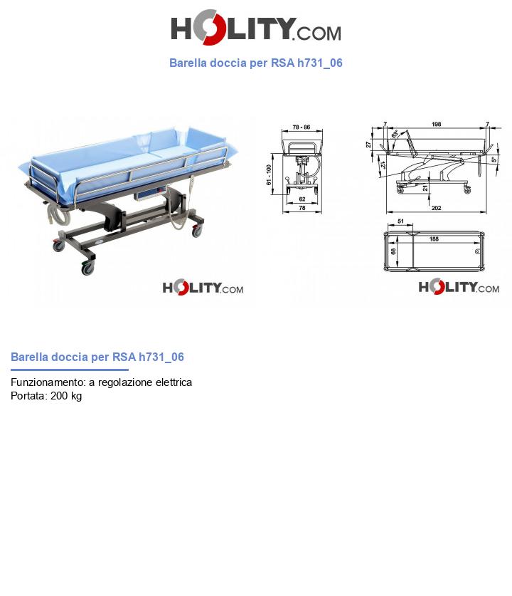 Barella doccia per RSA h731_06