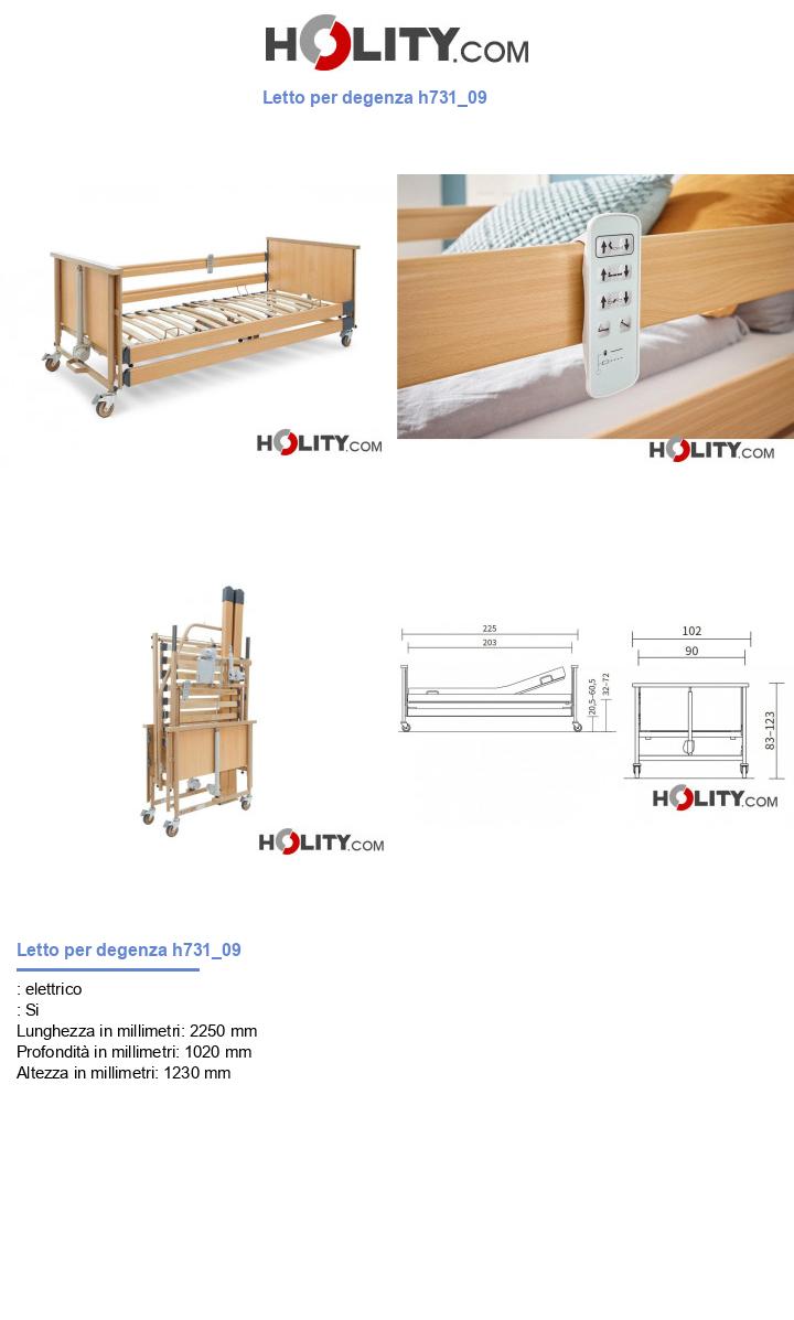 Letto per degenza h731_09