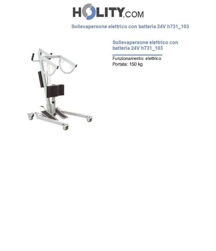 Sollevapersone elettrico con batteria 24V h731_103