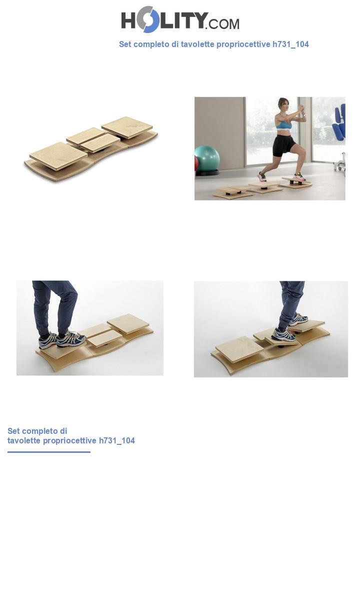 Set completo di tavolette propriocettive h731_104