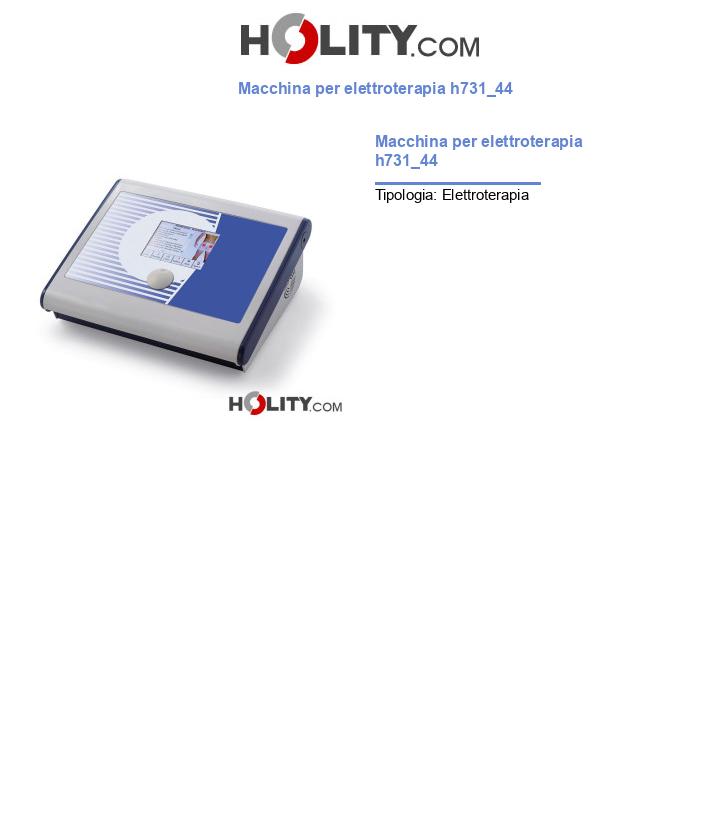 Macchina per elettroterapia h731_44