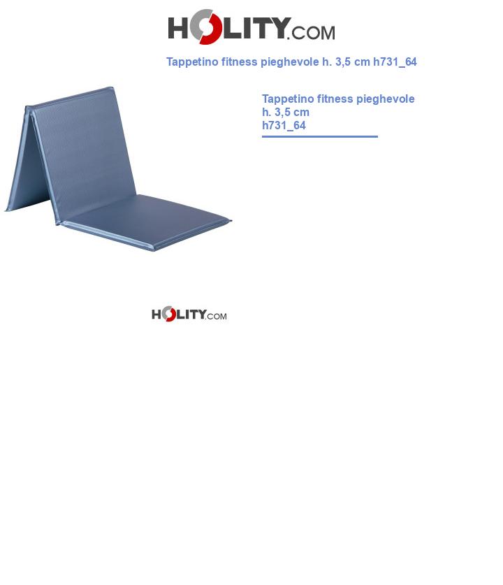 Tappetino fitness pieghevole h. 3,5 cm h731_64