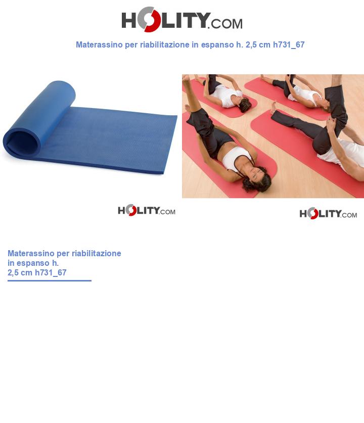 Materassino per riabilitazione in espanso h. 2,5 cm h731_67