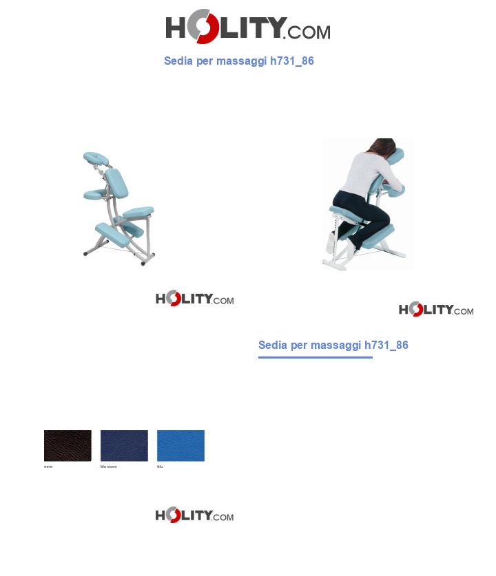 Sedia per massaggi h731_86