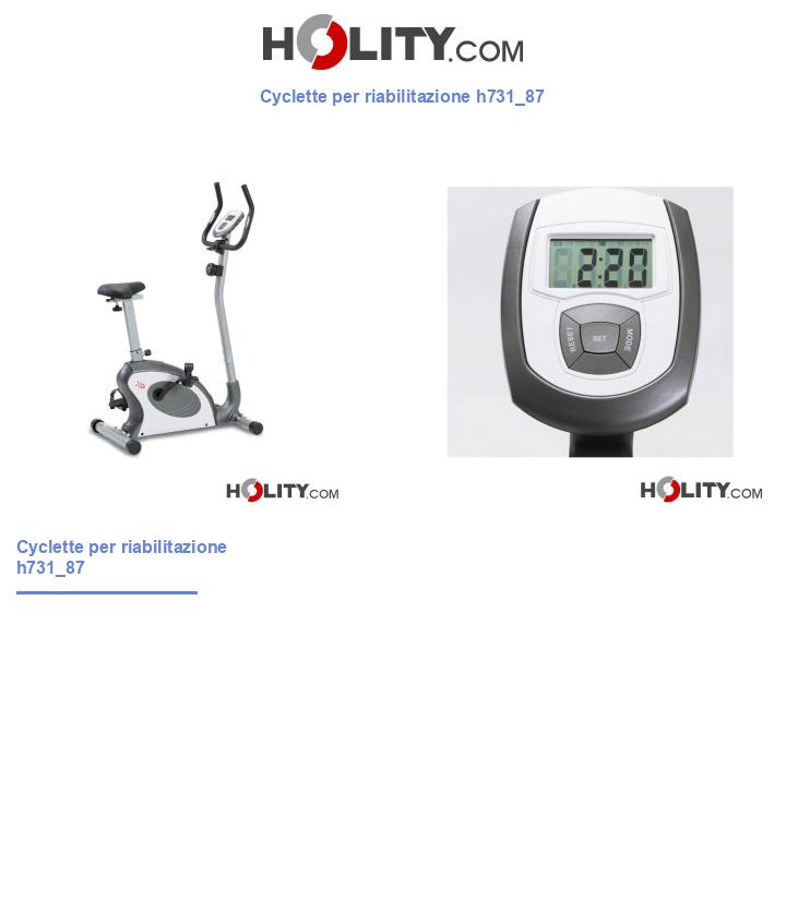 Cyclette per riabilitazione h731_87