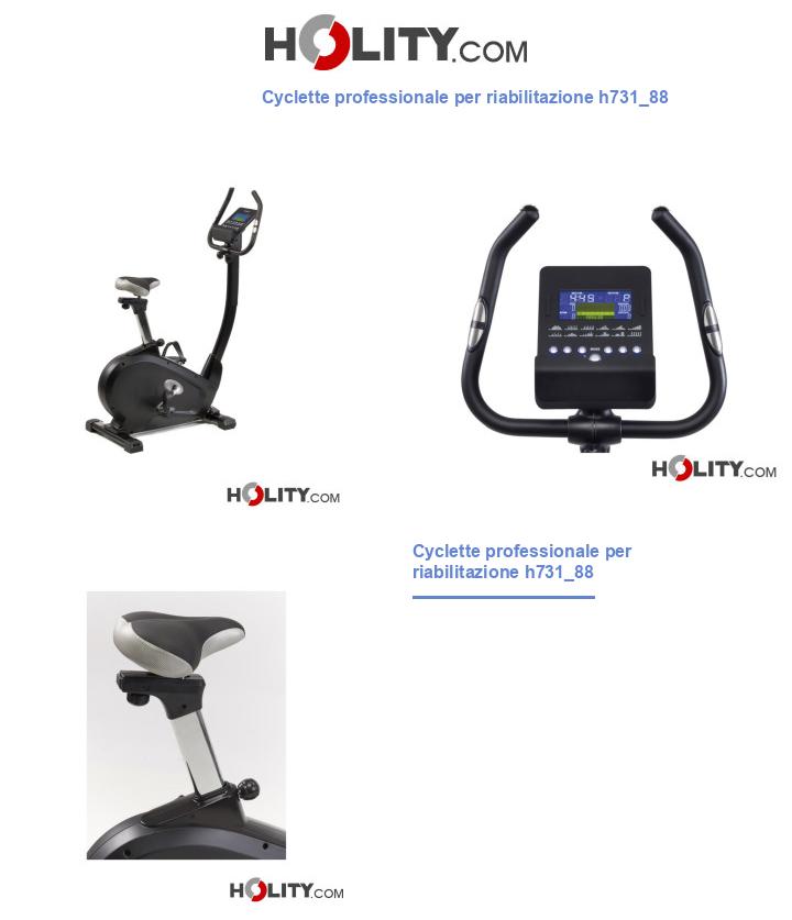 Cyclette professionale per riabilitazione h731_88