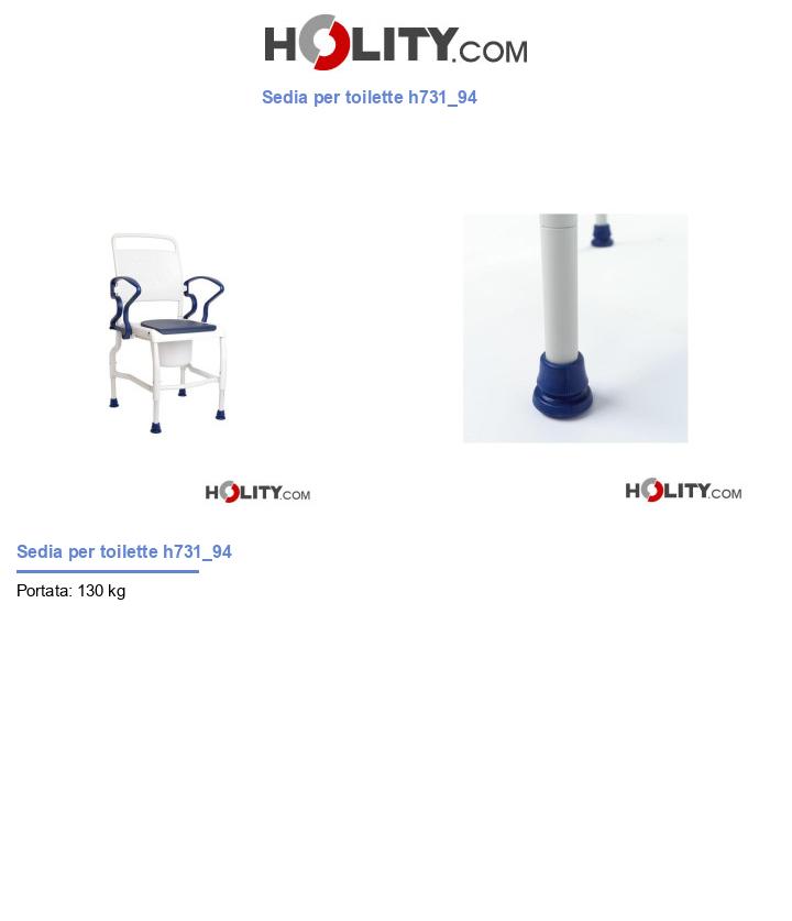 Sedia per toilette h731_94
