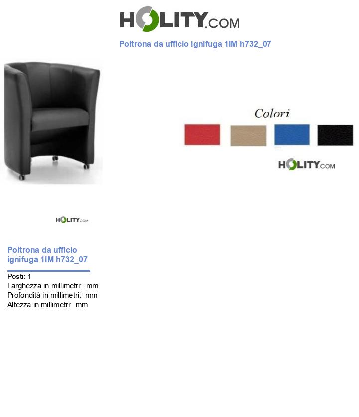 Poltrona da ufficio ignifuga 1IM h732_07