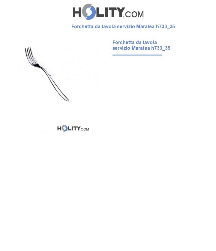 Forchetta da tavola servizio Maratea h733_35
