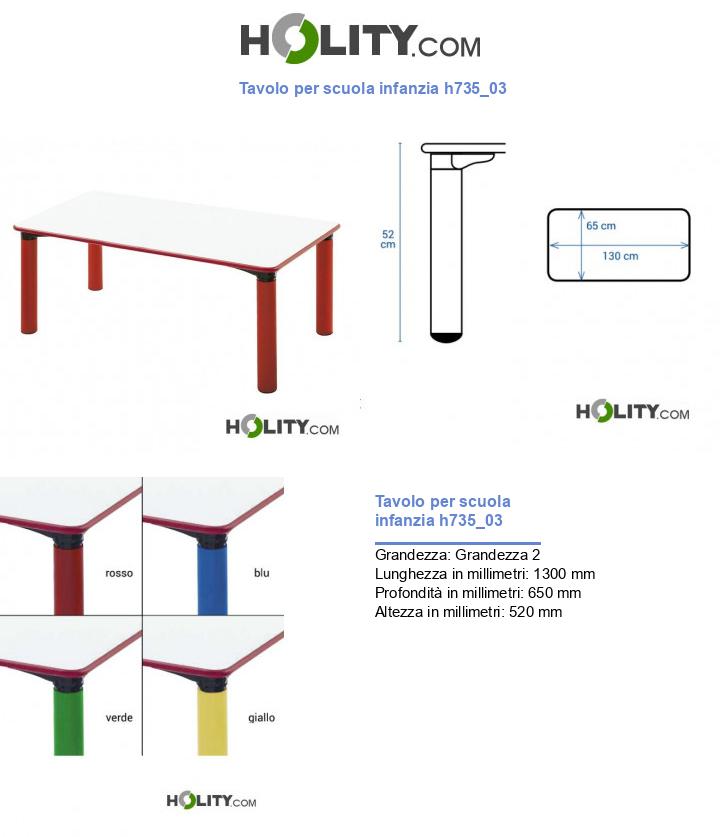 Tavolo per scuola infanzia h735_03