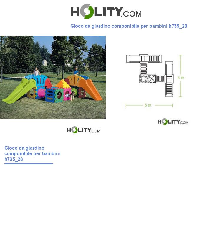 Gioco da giardino componibile per bambini h735_28