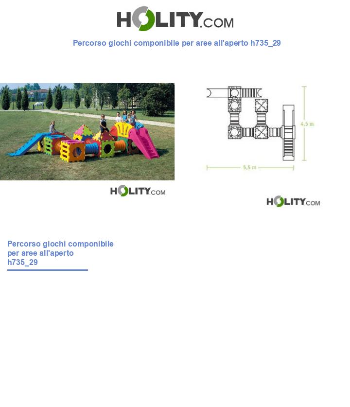 Percorso giochi componibile per aree all'aperto h735_29