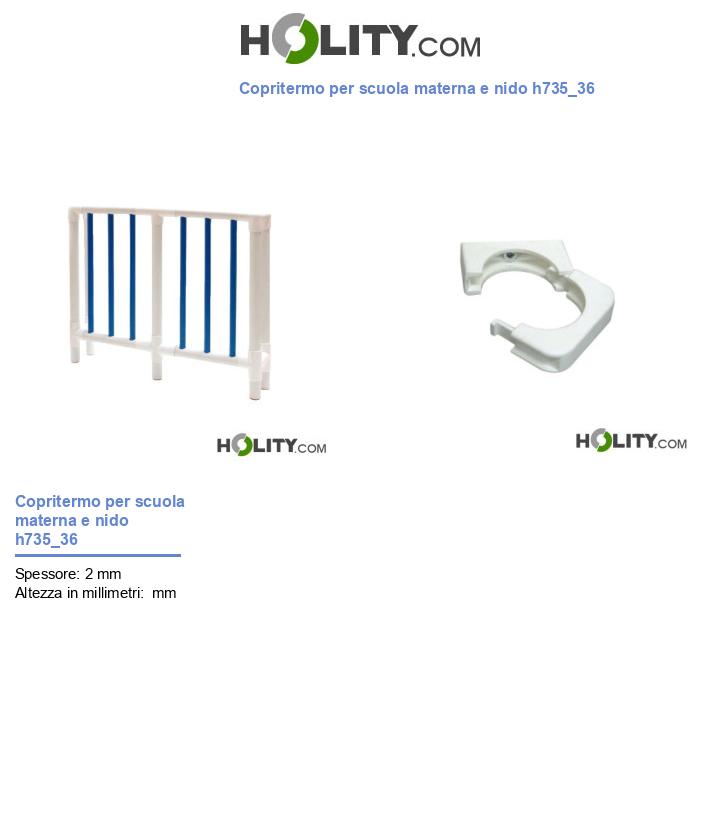 Copritermo per scuola materna e nido h735_36