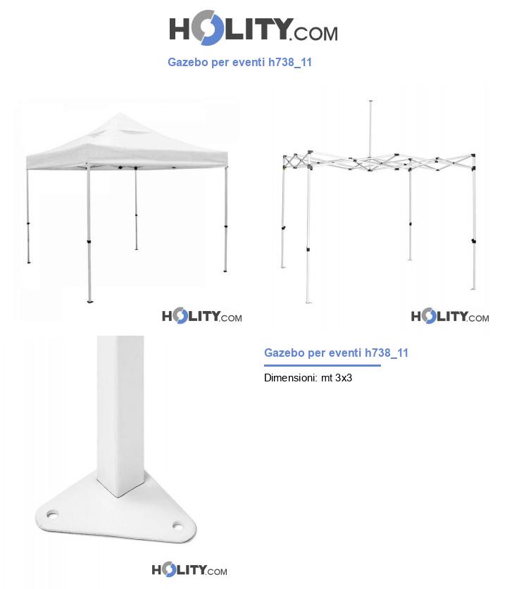 Gazebo per eventi h738_11