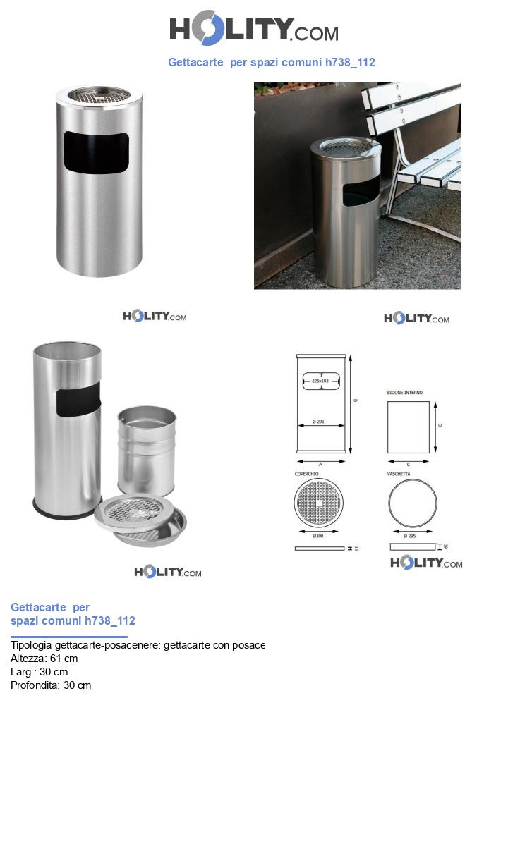Gettacarte per spazi comuni h738_112