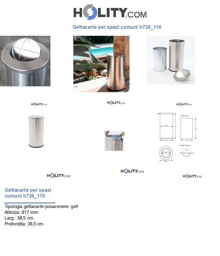 Gettacarte per spazi comuni h738_116