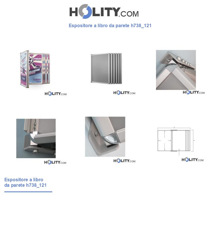 Espositore a libro da parete h738_121