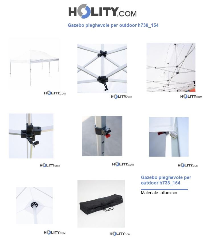 Gazebo pieghevole per outdoor h738_154