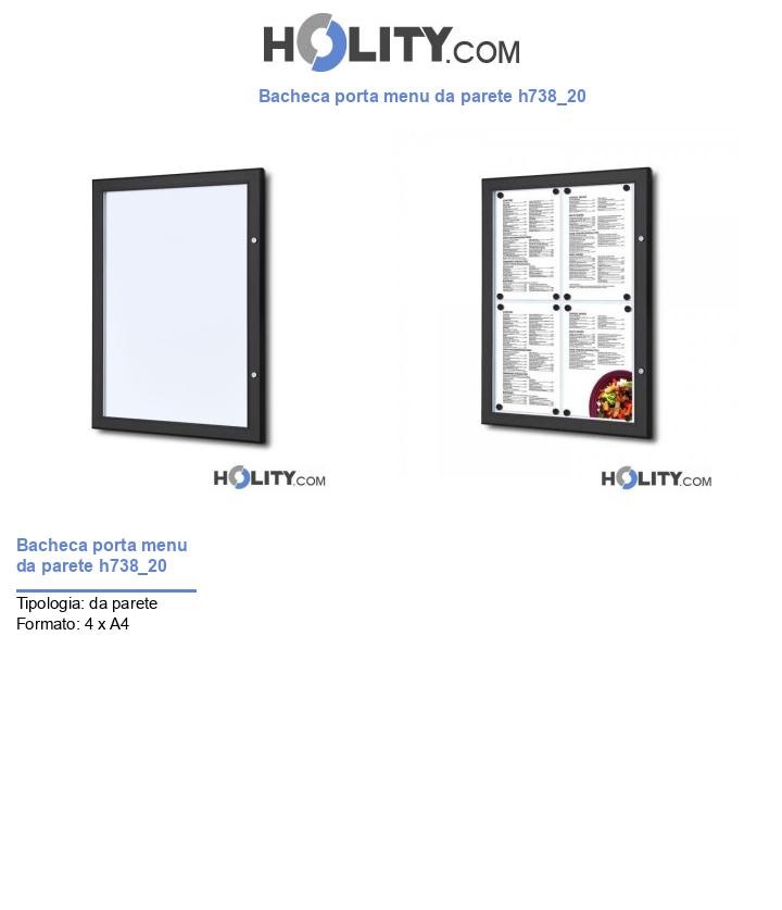 Bacheca porta menu da parete h738_20