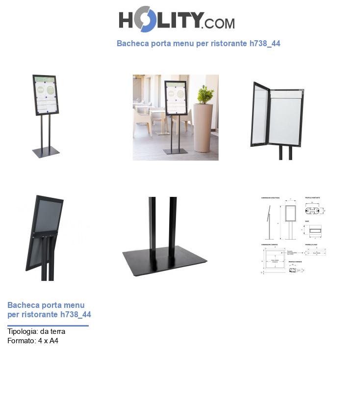Bacheca porta menu per ristorante h738_44