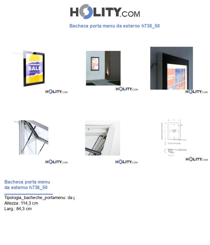 Bacheca porta menu da esterno h738_50