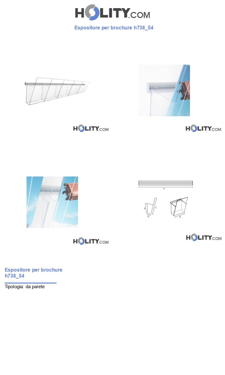 Espositore per brochure h738_54